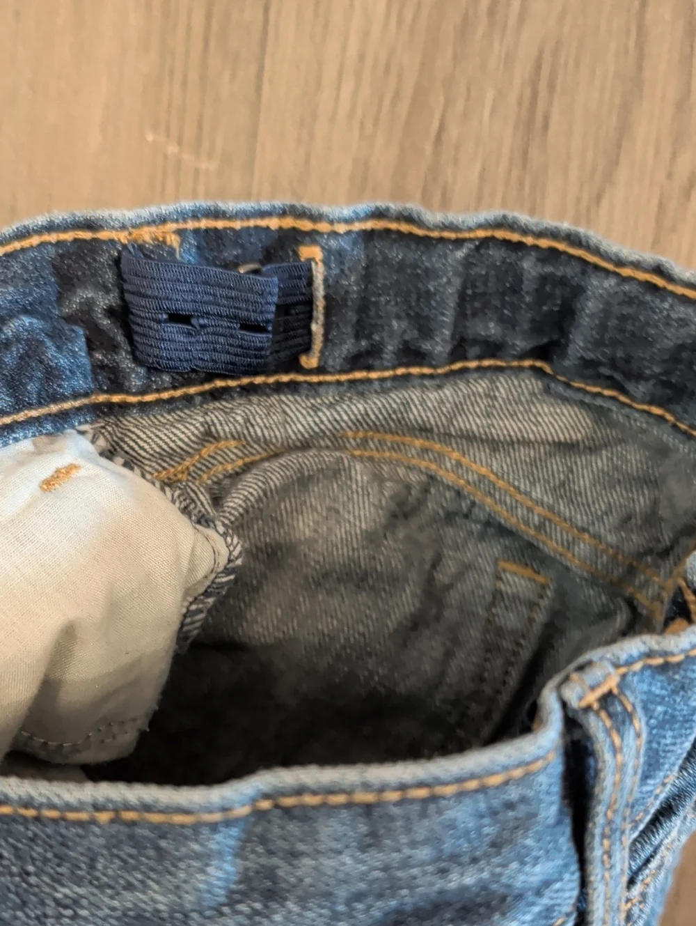 Old Navy Dark Denim Button-Fly Girls Shorts
